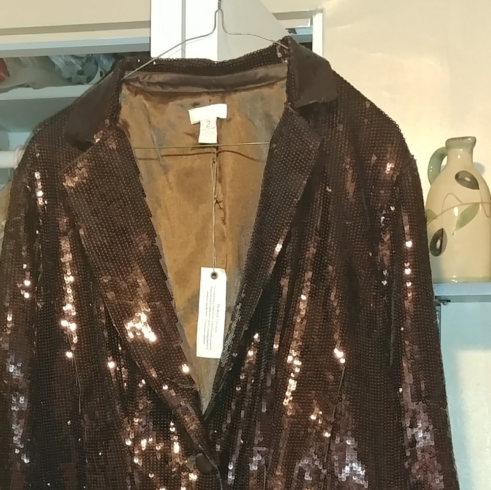 Chico Brown sequins jacket